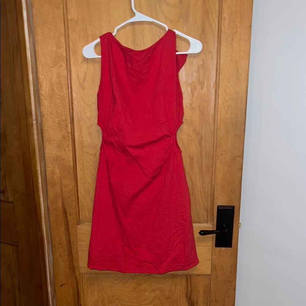 Red Cutout Abercrombie Sundress